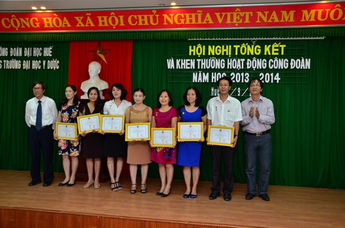 Hội nghị tổng kết, khen thưởng công đoàn năm học 2013-2014 và triển khai hoạt động Công đoàn năm học 2014-2015.
